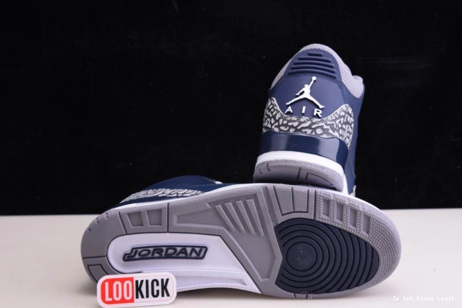 MIDNIGHT NAVYCT8532-401 JORDAN AIR 3 0801